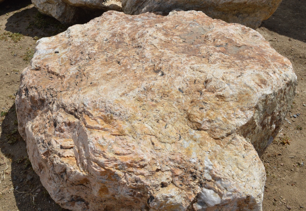White Granite Boulders
